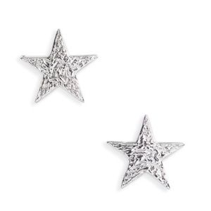 Gorjana Silver Star Stud Earrings